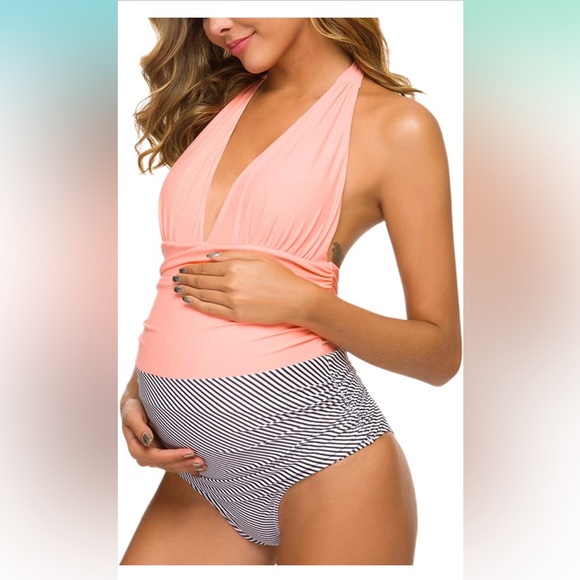 Women’s Ziola Maternity Swimsuit, One Piece, Size Large - Picture 1 of 4